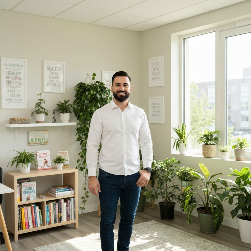 Wellness consultant at work